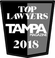 Top Lawyers Winner Tampa Magazine 2018
